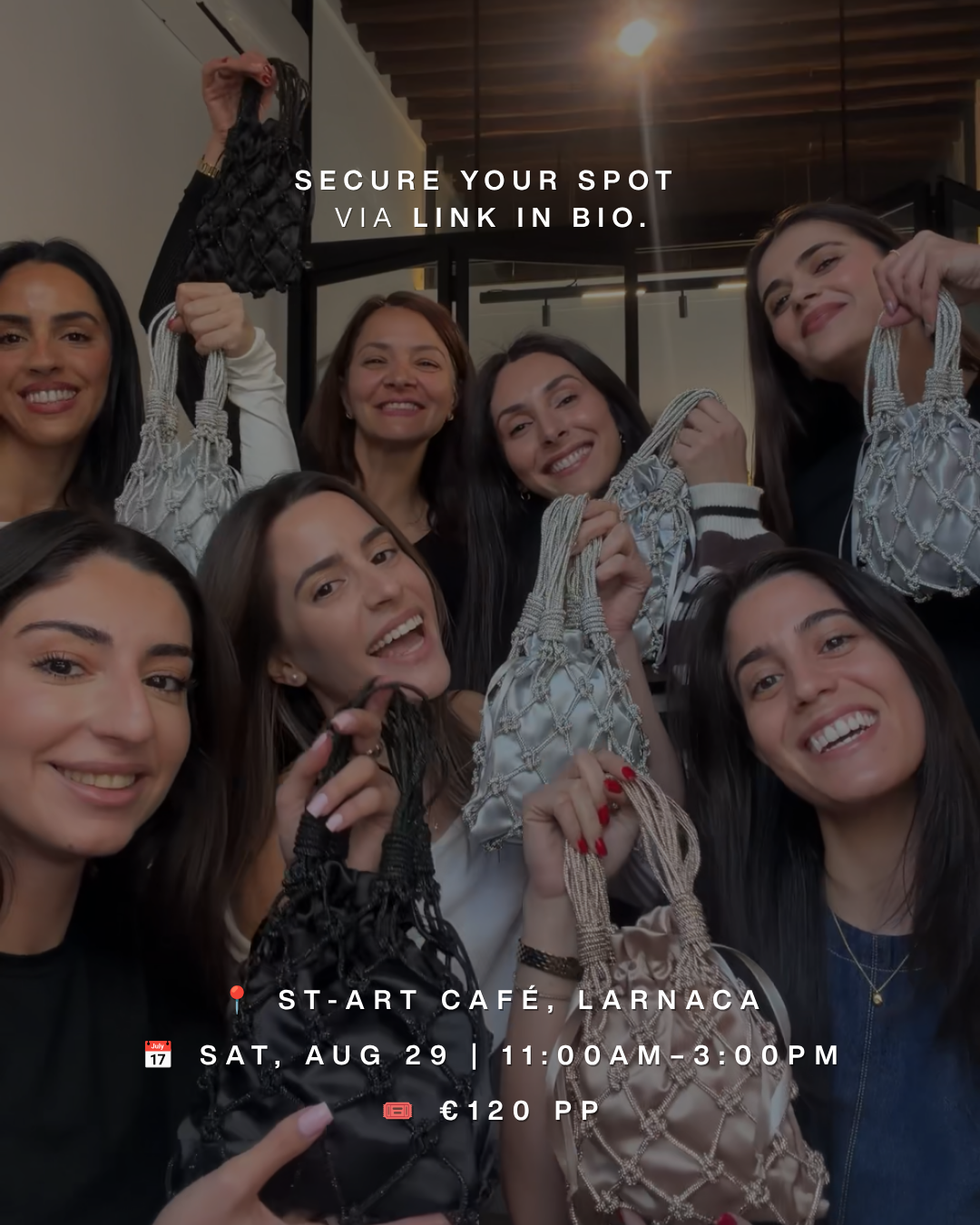 SPARKLY BAG EXPERIENCE - LARNACA - AUG 29 ✨