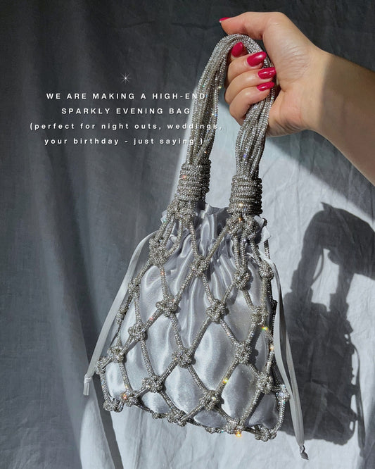 Sparkly Macramé Evening Bag Workshop · VOL. 3 | Jan 25th | Craft & Brunch Edition