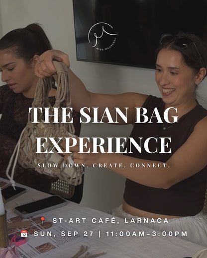 THE SIAN BAG EXPERIENCE - LARNACA - SEP 27 🌿