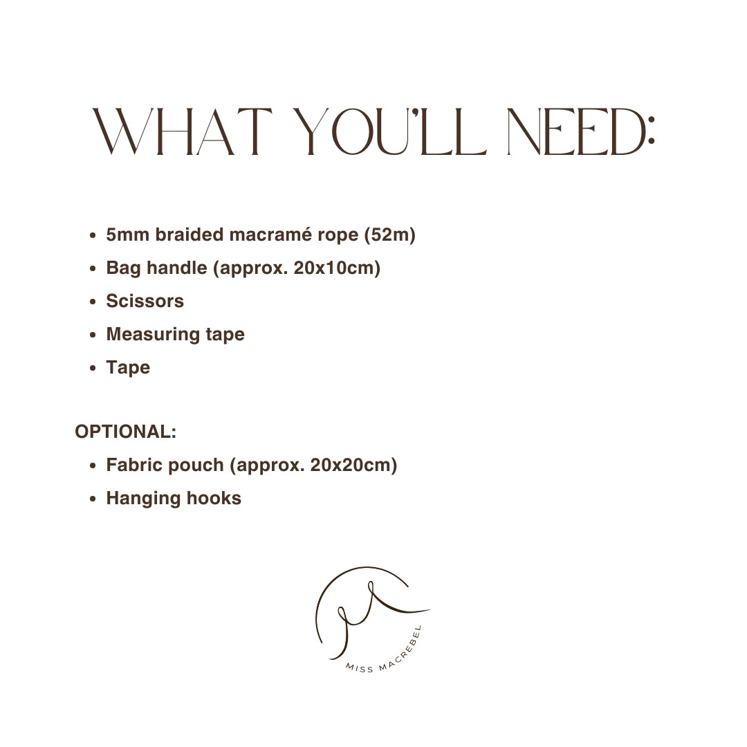 Koma Bag – Mindful Macramé Pattern Guide & Video Tutorial + BONUS: free lining tutorial