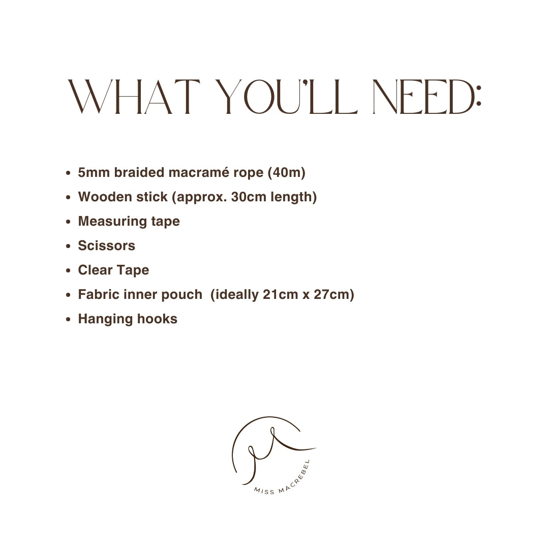 Sian Bag – Mindful Macramé Pattern & Video Tutorial