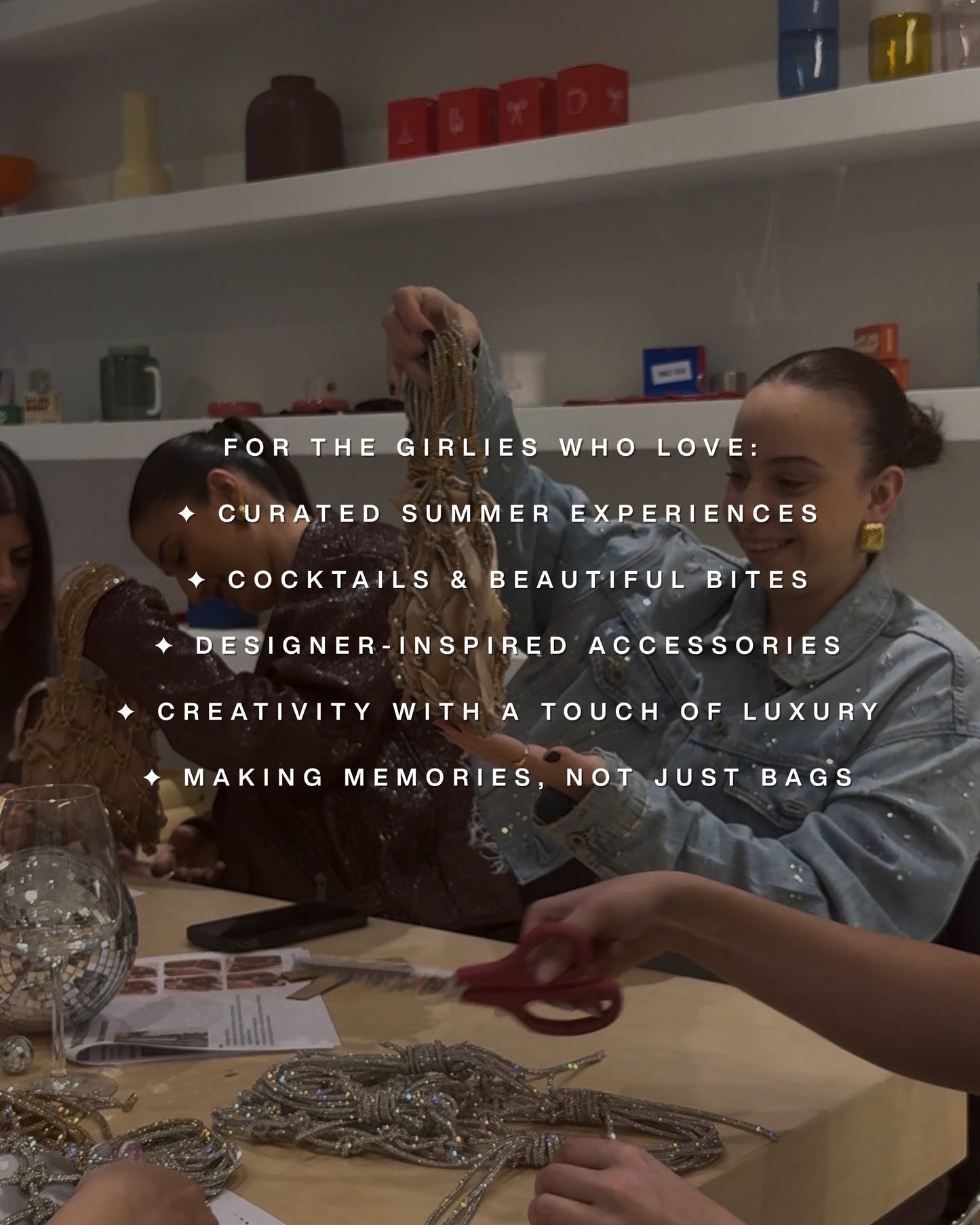 SPARKLY BAG SOIRÉE | July 18 | Create. Sip. Sparkle.