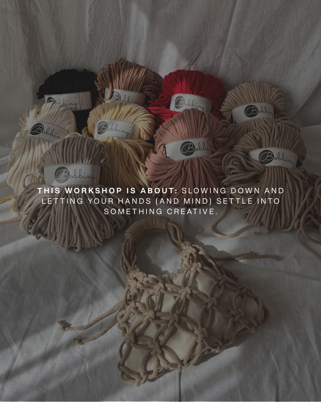 Macramé Handbag Workshop - Oct 11