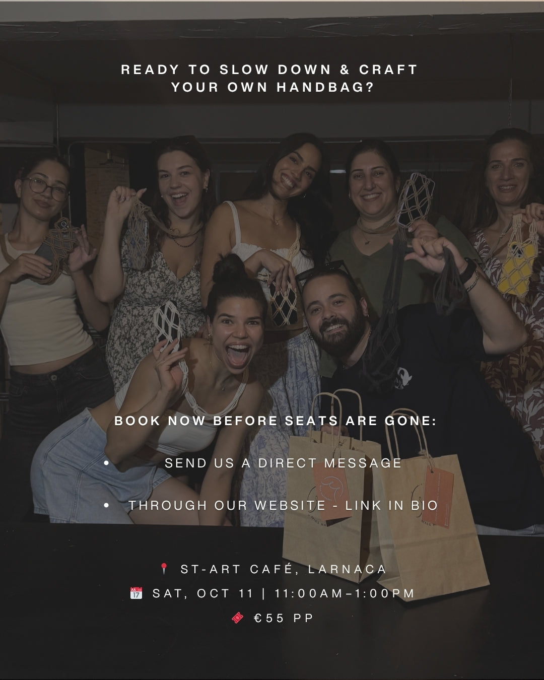 Macramé Handbag Workshop - Oct 11