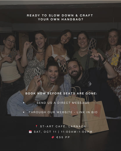 Macramé Handbag Workshop - Oct 11