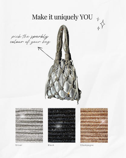Sparkly Macramé Evening Bag Workshop · VOL. 3 | Jan 25th | Craft & Brunch Edition