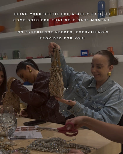 Sparkly Bag Experience | May 31 | Craft, Brunch & A Designer-Level Sparkly Bag