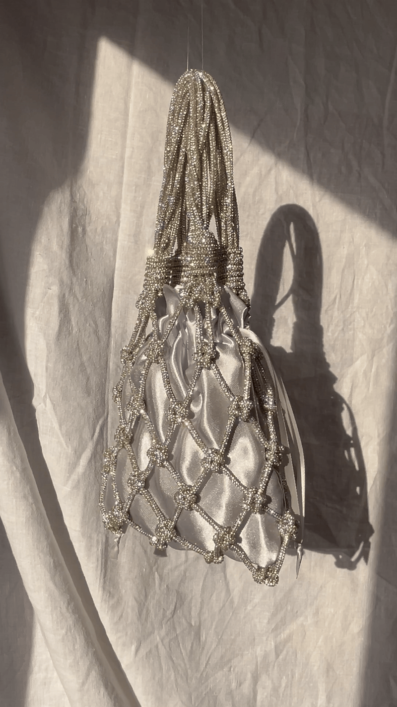 Marilyn Bag - Sparkly Bag –  Mindful Macramé Pattern & Video Tutorial