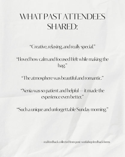 A Premium Galentine’s Experience 💘 |  Feb 15th  | Craft, Brunch & A Designer-Level Sparkly Bag